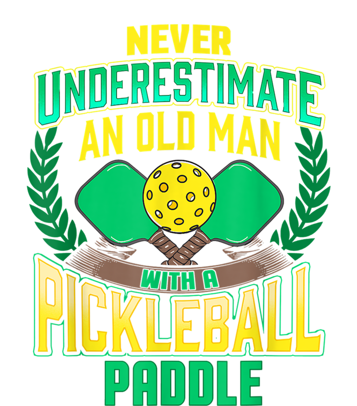 Pickleball Old Man Tee Funny Quotes Humor Sayings Retirement T-Shirt