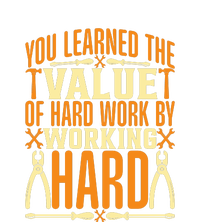 Value Of Hard Work By Working Hard Labor Day Gift Bumper Sticker