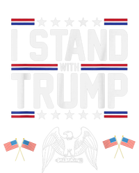 Eagle Graphic American Flag I Stand With Trump 16 in Basic Backpack