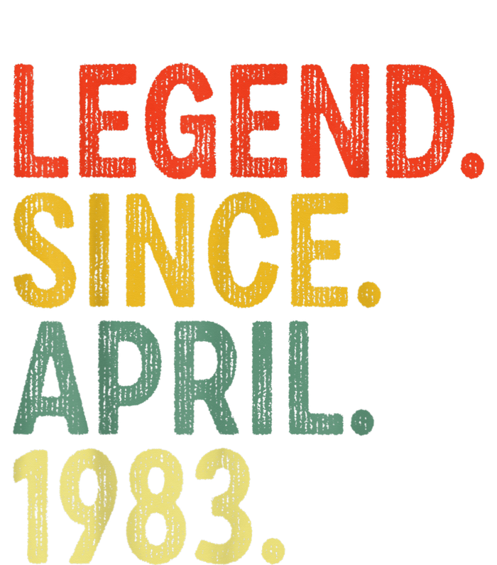 40 Year Old Legend Since April 1983 40th Birthday Women's Pullover Hoodie