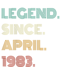 40 Years Old Legend Since April 1983 40th Birthday T-Shirt