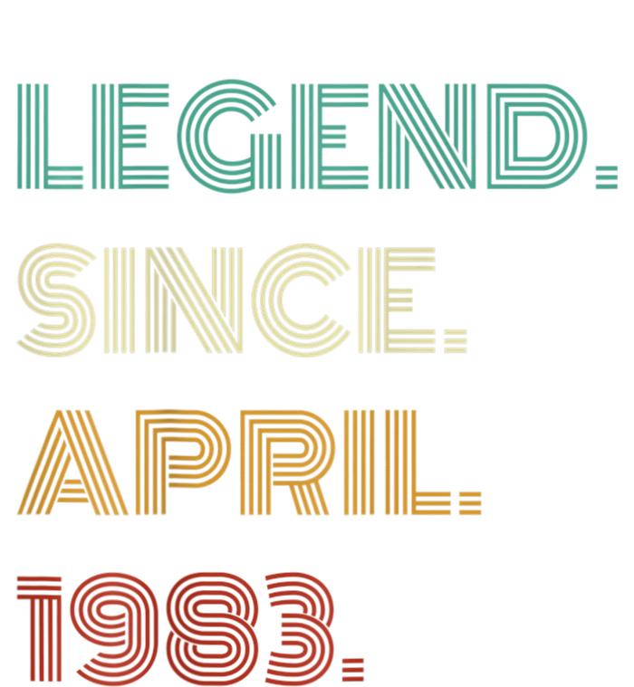 40 Years Old Legend Since April 1983 40th Birthday T-Shirt