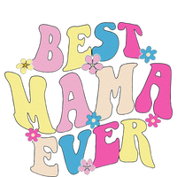 Best Mama Ever Funny Mother's Day Mommy Women Groovy Retro T-Shirt