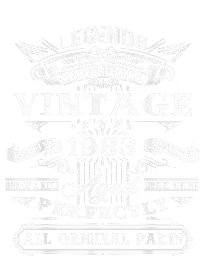 40th Birthday Gift For Legends Born 1983 40 Yrs Old Vintage Women’s Perfect Tri Rocker Tank