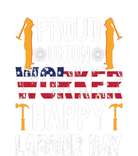 American Flag Proud Union Worker Happy Labor Day Gift T-Shirt