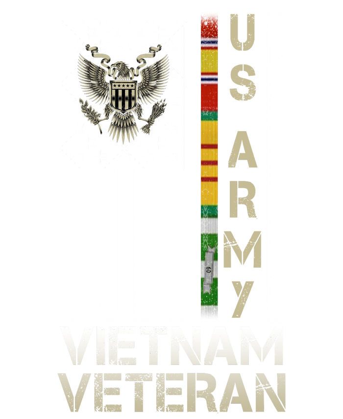 Army Vietnam Veteran Usa Flag Gift Veteran Grandpa Tall Long Sleeve T-Shirt