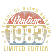 Vintage 1983 Limited Edition 40 Year Old Gifts 40th Birthday Premium Hoodie