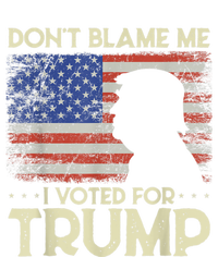 Don't Blame Me I Voted For Trump 4th Of July Retro USA Flag Long Sleeve Shirt