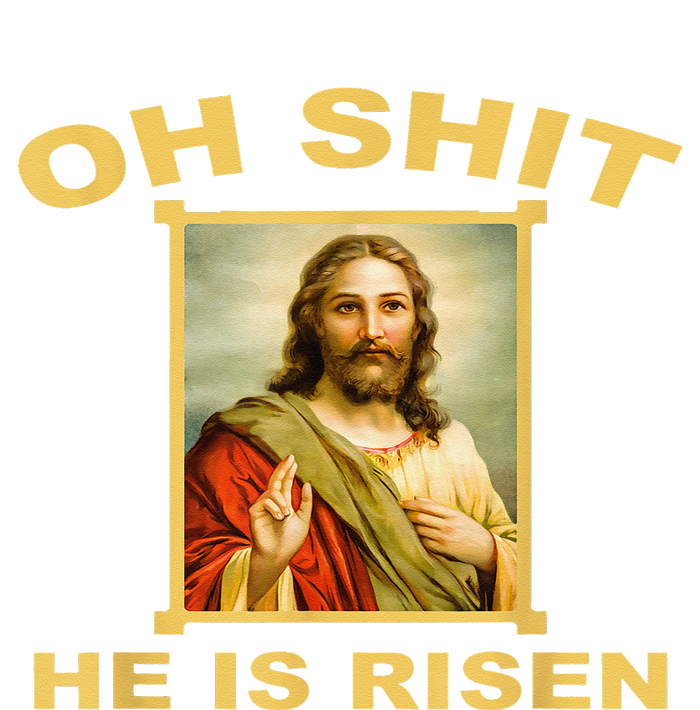 Oh Shit He Is Risen Jesus Christian Holy Valucap Bio-Washed Visor