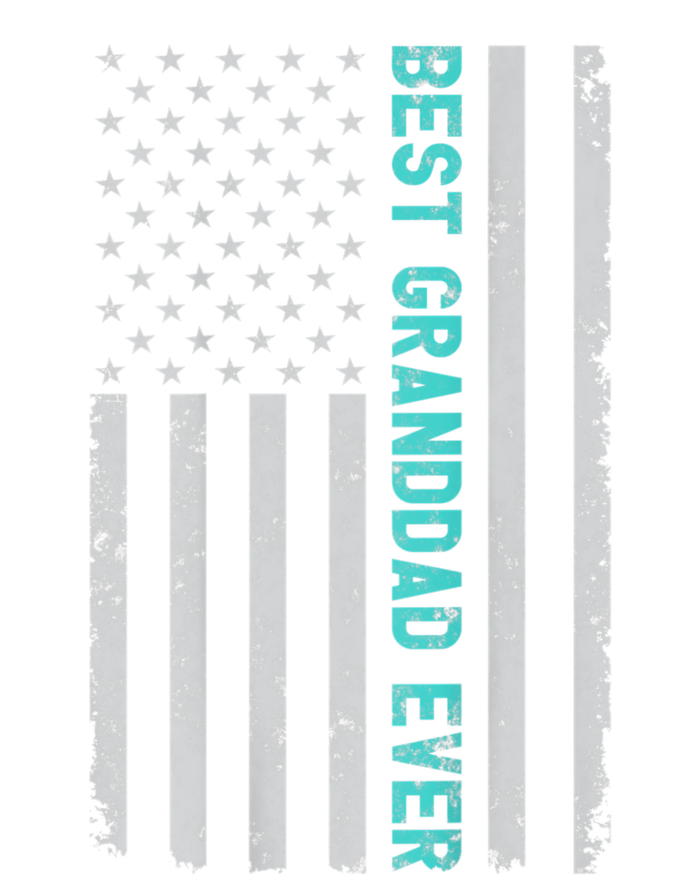 Best Granddad Ever Funny Fathers Day Vintage American Flag Long Sleeve Shirt