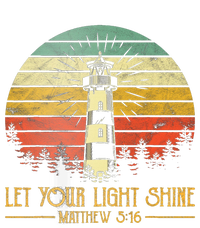 Let Your Light Shine Christian Believer Religious Lighthouse Button