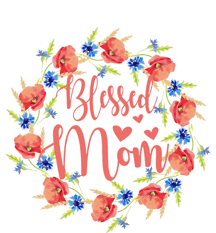 Blessed Mom Floral Style For Mother's Day Long Sleeve Shirt