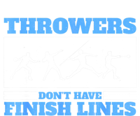 Track And Field Throwers Don't Have Finish Lines Discus Poster