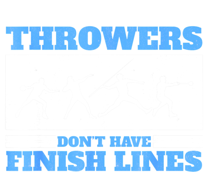 Track And Field Throwers Don't Have Finish Lines Discus Poster