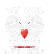 My Dad My Hero My Guardian Angel He Watcher Over My Back He Memorial Day Gift The Baniff Cuffed Pom Beanie