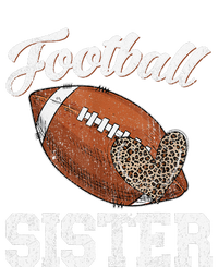 Football Sister Leopard Tee Ball Funny Mother's Day Sustainable Beanie