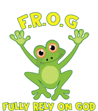 Frog Fully Rely On God Long Sleeve Christianity Gift T-Shirt