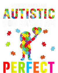 Society Says I'm Autistic God Says I'm Perfect Autism Gifts Legacy Cool Fit Booney Bucket Hat