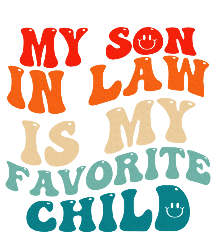 My Son In Law Is My Favorite Child Funny Family Humor Groovy 16 in Basic Backpack