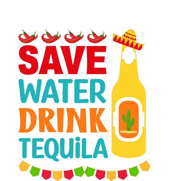 Save Water Drink Tequila Cinco De Mayo Gift Yupoong Adult 5-Panel Trucker Hat