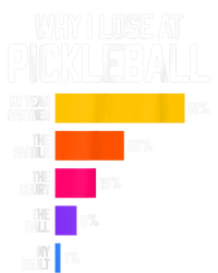 Why I Lose At Pickleball Humor Funny Pickleballers T-Shirt