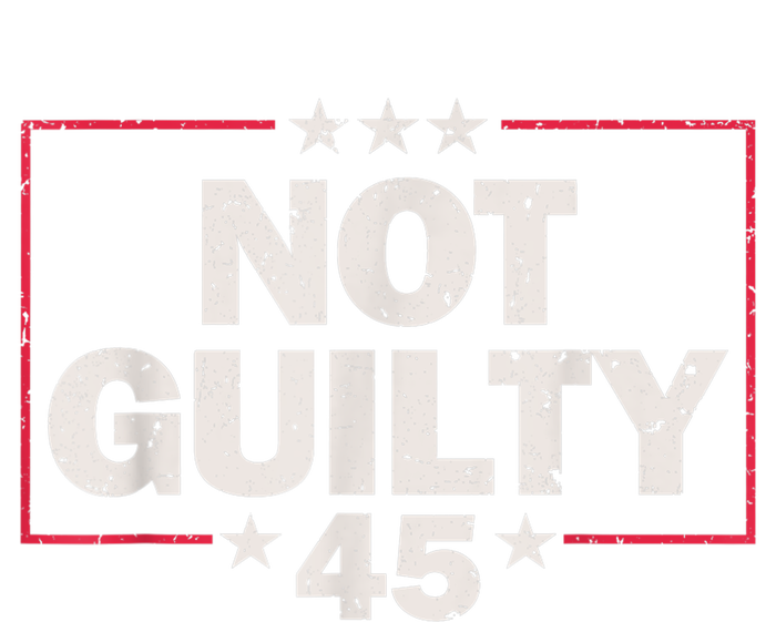 Not Guilty Free Trump 2024 T-Shirt