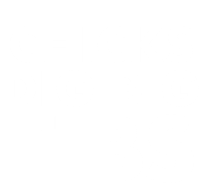 Chicks Dig Big Tibs Gift Funny Workout Leg Day Fitness Gym Gift Women's Racerback Tank