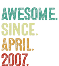 16 Years Old Awesome Since April 2007 16th Birthday Kids Sweatshirt