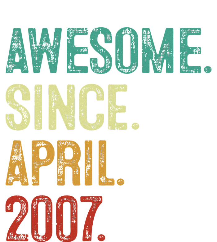 16 Years Old Awesome Since April 2007 16th Birthday Kids Sweatshirt