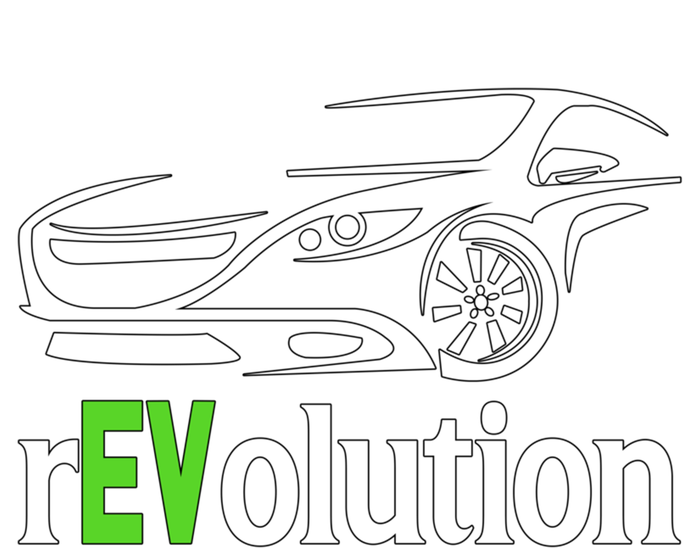 Funny Electric Vehicle Car Revolution Ev Driving Earth Day Gift Toddler T-Shirt