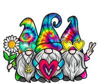 THREE HIPPIE GNOMES Groovy Peace Love Gnomies T-Shirt