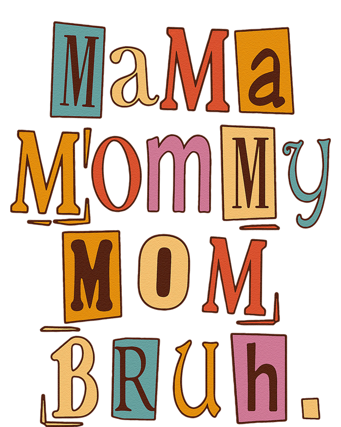 Mama Mommy Mom Bruh Retro Tee For Mother's Day Long Sleeve Shirt