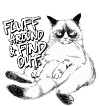 Funny Fluff Around And Find Out, Grumpy Kitty, Sarcastic Cat Tie-Dye T-Shirt