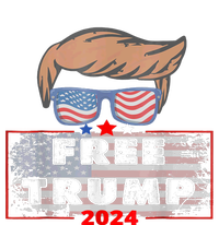 Free Donald Trump Republican Support American Flag T-Shirt