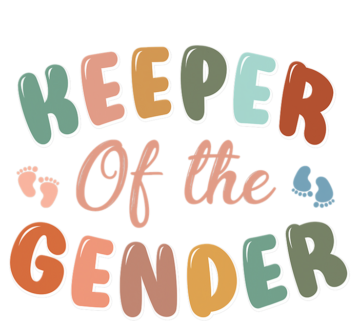 Keeper of the Gender Cute Baby Gender Reveal Party Gift Zip Tote Bag