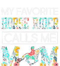 My Favorite Horse Rider Calls Me Mom Funny Mother's Day Softstyle Adult Sport Polo