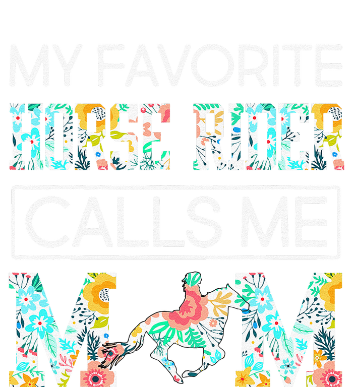 My Favorite Horse Rider Calls Me Mom Funny Mother's Day Softstyle Adult Sport Polo