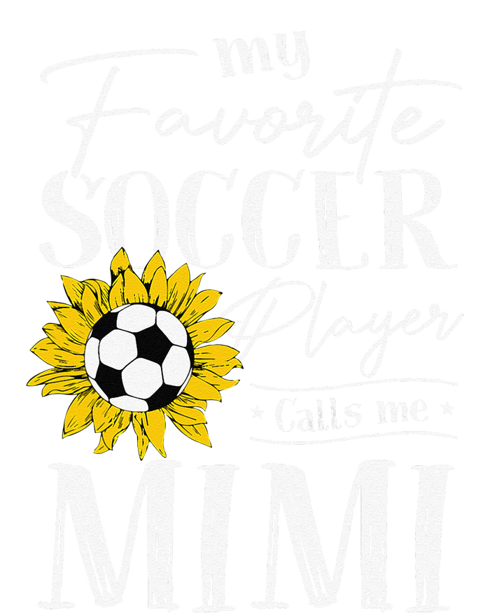 My Favorite Soccer Player Calls Me Mimi Sunflower Cooling Performance Long Sleeve Crew