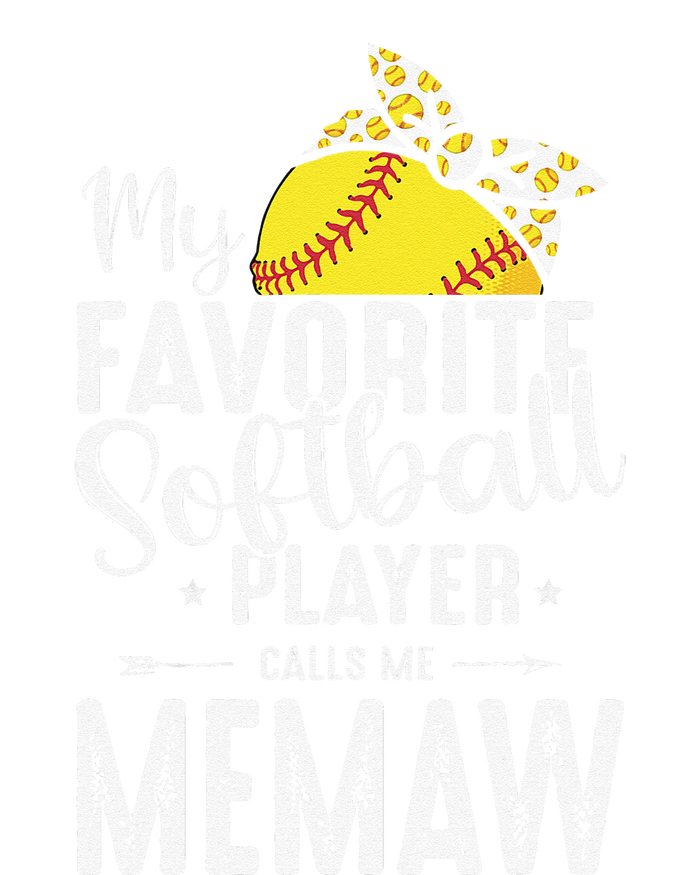 My Favorite Softball Player Calls Me Memaw T-Shirt