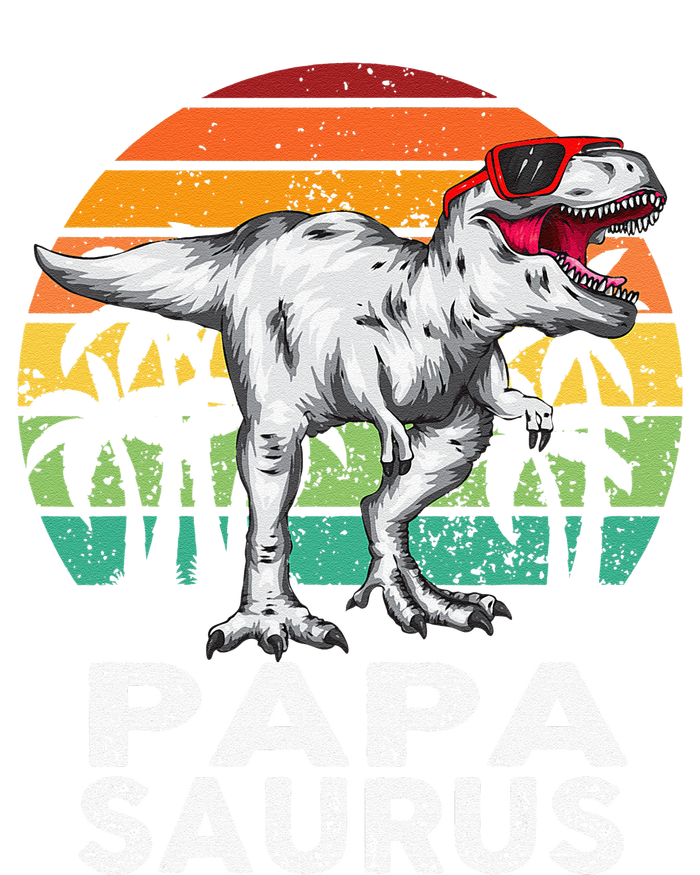 Papasaurus Funny T Rex Dinosaur Papa Saurus Family Matching T-Shirt