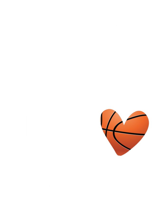 My Favorite Basketball Player Calls Me Mom Basketball Mom Cute Gift T-Shirt