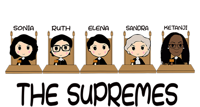 THE SUPREMES Ketanji Brown Jackson RBG Sotomayor cute T-Shirt