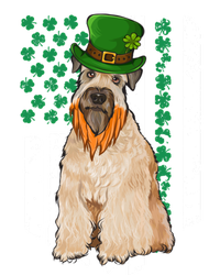 Soft Wheaten Terrier St Patricks Day Irish American Flag Funny Gift V-Neck T-Shirt