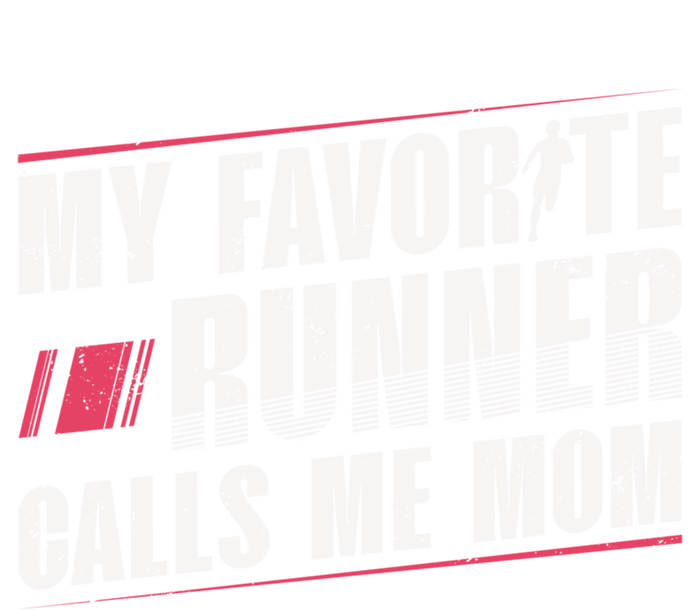 My Favorite Runner Calls Me Mom Runner Marathon Funny Gift Ladies Long Sleeve Shirt