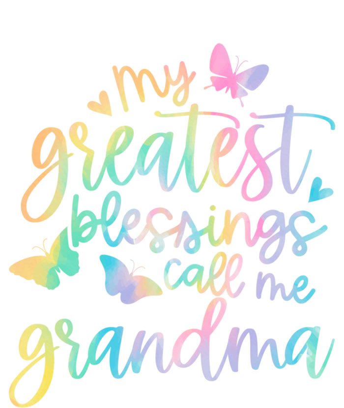 My Greatest Blessings Call Me Grandma Mothers Day Mom Life Great Gift Ceramic Bell Ornament