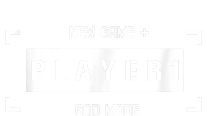 Player 1 God Mode New Game Plus Cool Gamer Tie-Dye Long Sleeve Shirt