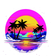 Miami Beach Sun Set Vibrant Tie-Dye T-Shirt