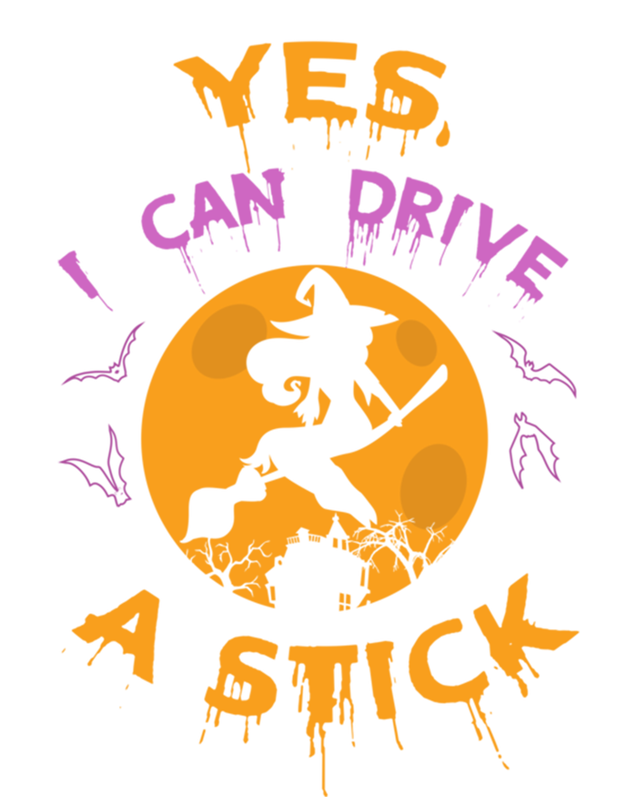 Witch Yes I Can Drive A Stick For Halloween Party Costume Gift Full Zip Hoodie