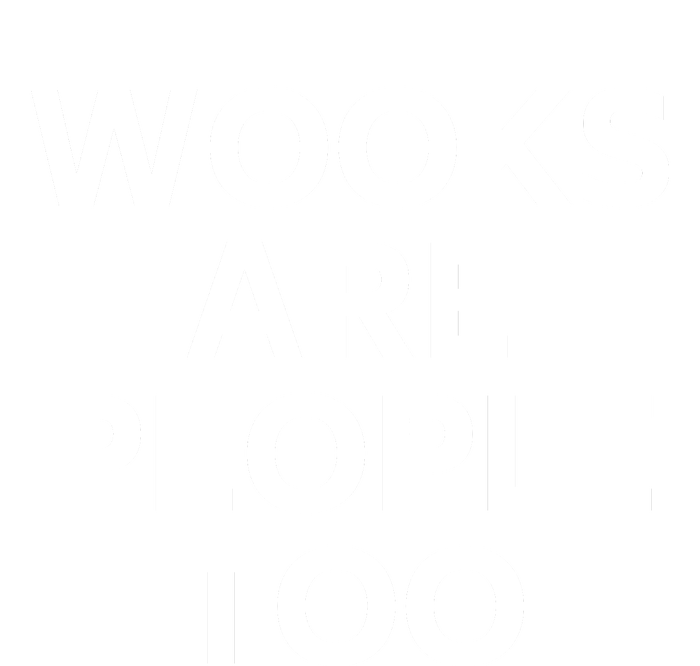 Wooks Are People Too Softstyle Adult Sport Polo