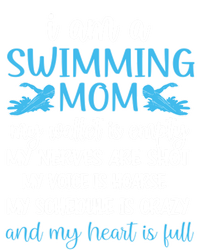 My Heart Is Full Swimming Mom Proud Swim Mama Gift Long Sleeve Shirt